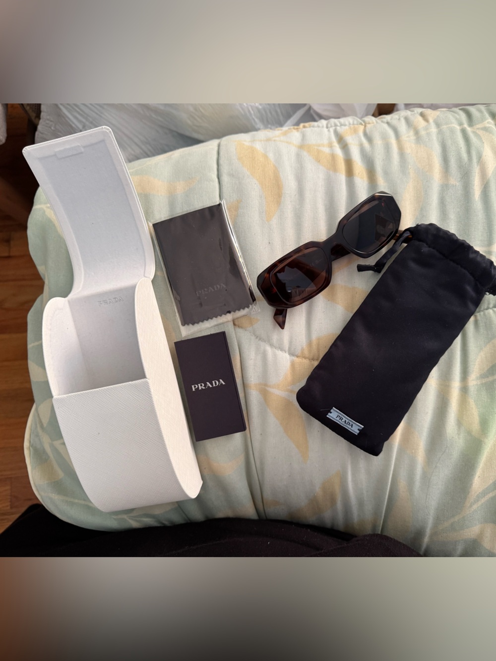 Prada tortoiseshell sunglasses